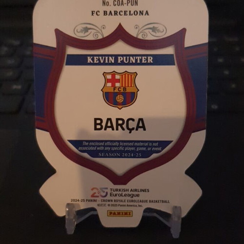 Panini Euroleague Crown Royale 2024-25 Kevin Punter Sick Patch like new