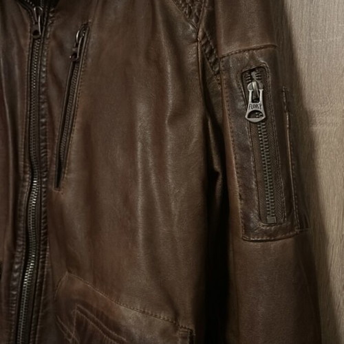 Funky Buddha brown jacket used, size L