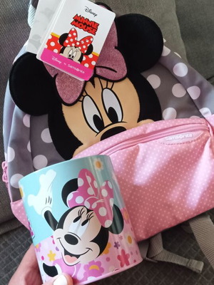 Samsonite Disney Ultimate 2.0 Minnie Mouse backpack and metal pencil case set