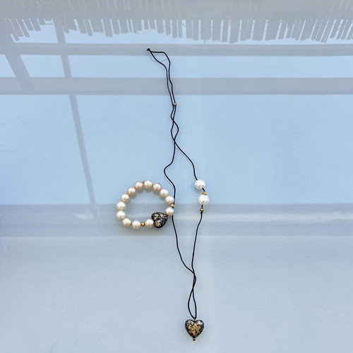 Handmade necklace and bracelet set