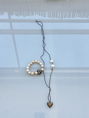 Handmade necklace and bracelet set