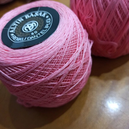 Altin Basak No 50 fuchsia light thread spools like new, set of 4