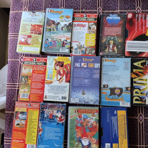 VHS video cassette collection used, pack of 34, classic and children's movies