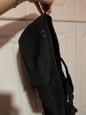Black backpack medium-large size used