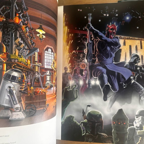 Star Wars Illustration art book used