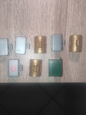 Playmobil small suitcases used