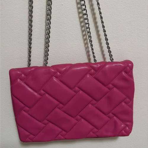 Parfois Pink Fucshia Crossbody Bag like new