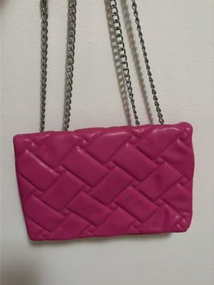 Parfois ροζ φούξια τσάντα crossbody μεταχειρισμένη σαν καινούργια
