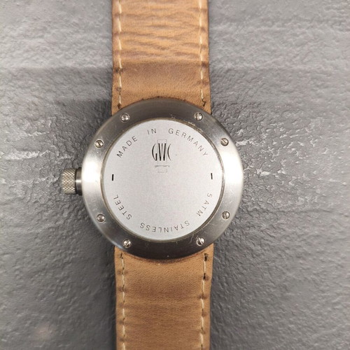 Audi Design GWC watch like new with leather strap