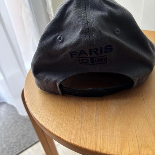 Disney Jockey hat, black and grey, size M