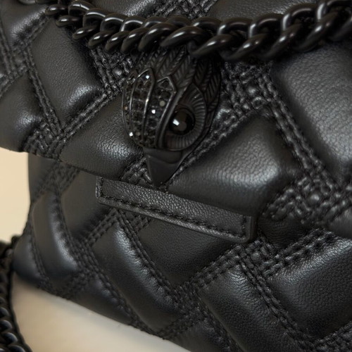 Kurt Geiger London Kensington Black Quilted Crossbody bag like new