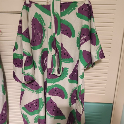 Karavan Watermelon Dress OS and Trousers M/L like new, multicolor