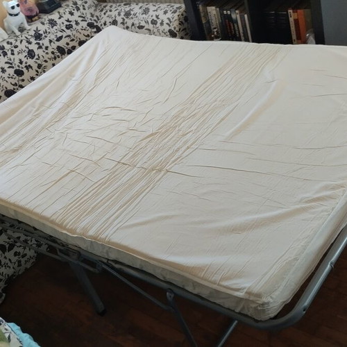 Ikea sofa bed used, rare color, double bed, washable covers