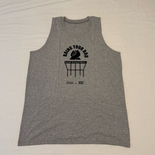 Giant Heart sleeveless shirt gray new, size XL