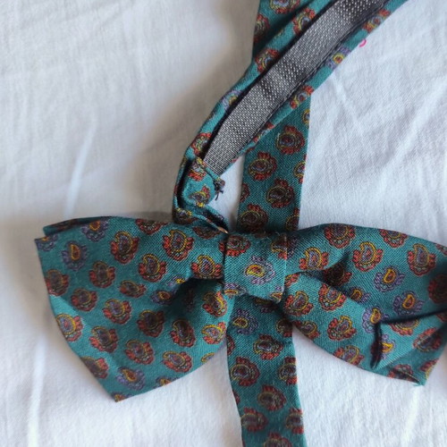 Tie and bow tie set Basile like new, gray and multicolor, 3 ties 2 bow ties