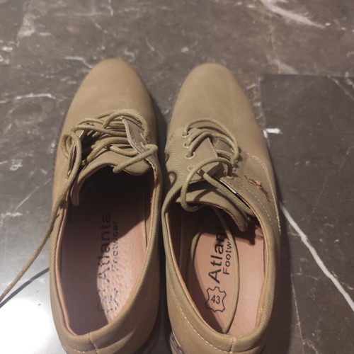 Atlanta shoes size 43 light brown new