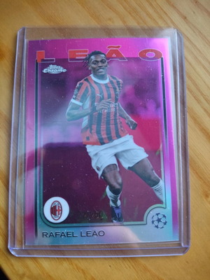 Topps Chrome AC Milan Rafael Leao card like new