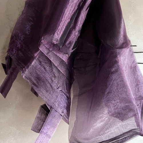Voile purple curtain new 1.45x2.45