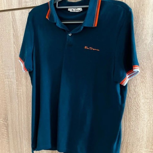 Ben Sherman polo size M used, blue