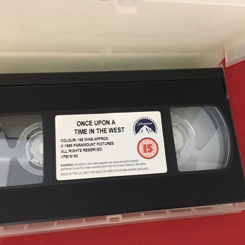 Once Upon a Time in the West VHS used, English version without subtitles