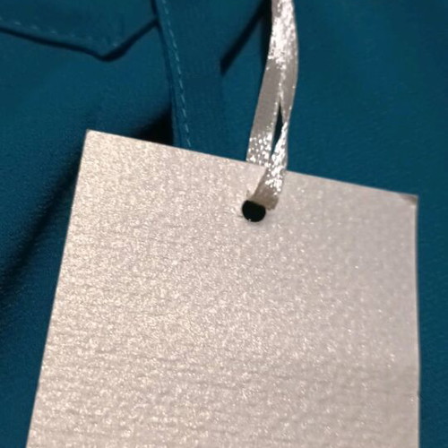 Bibibo blouse new, petrol color, with flounced sleeves, size M