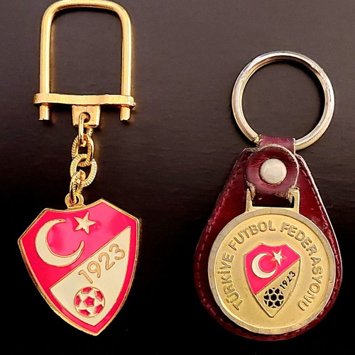 Turkey National Football official keychains like new, set of 2