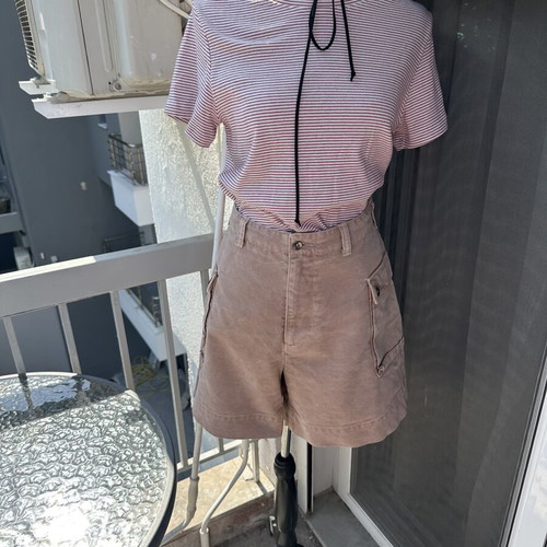 Nike cotton shorts, beige and pink, size M