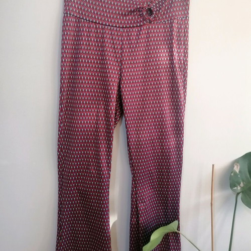 Sinsay elastic pants with pattern, like new, multicolor, size XL