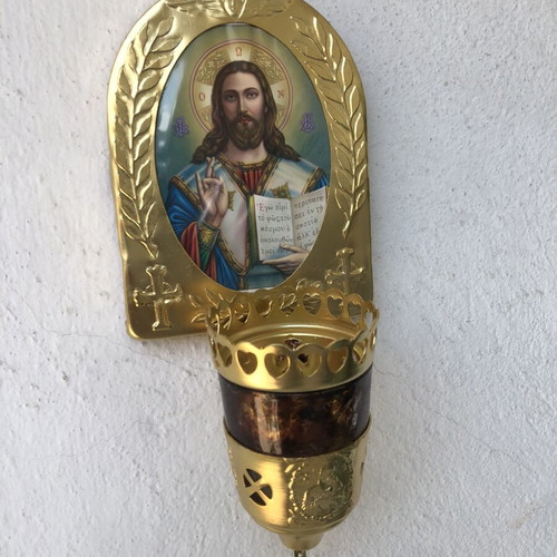 Wall Icon Stand with Candle Holder new