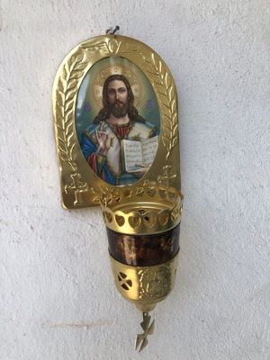 Εικονοστάσι τοίχου με καντήλι καινούργιο