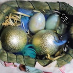 Easter baskets, set of four