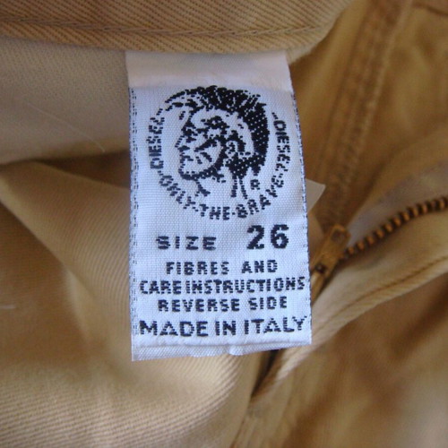 Diesel Rocket vintage jeans καινούργιο, μέγεθος W26, μπεζ