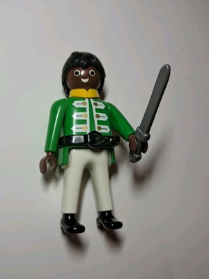 Playmobil φιγούρα στρατιώτη με πράσινο χιτώνιο και σπαθί