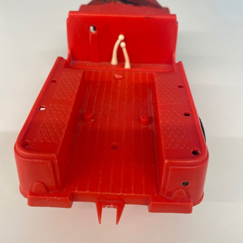 Red Jeep toy collectible Molto used