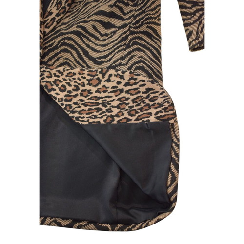 Pinko Pragmatica animalier blazer jacket like new, mixed zebra and leopard print, size IT 40