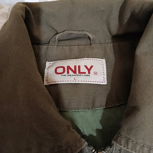 Jacket Only used, olive color, size L