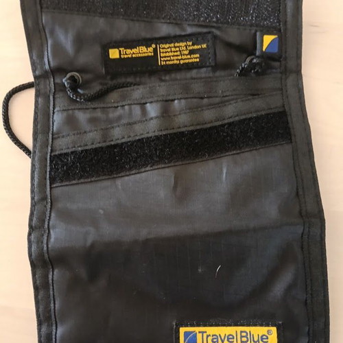 Travel Blue travel wallet black new