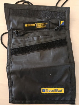 Travel Blue travel wallet black new