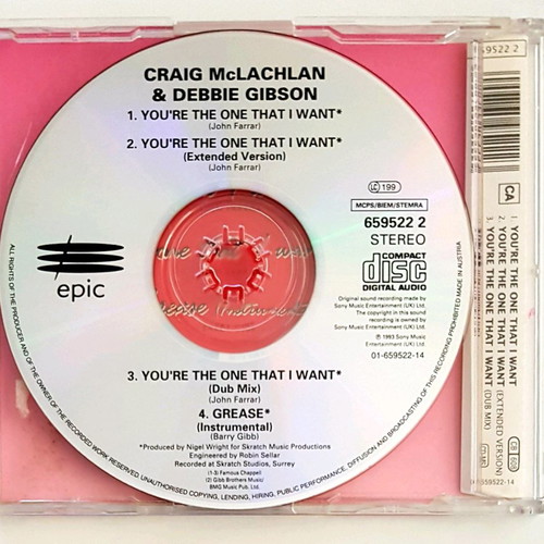 You're the One That I Want CD single like new