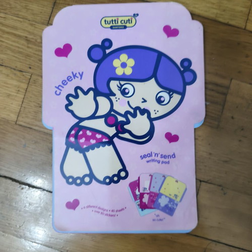 Santoro Tutti Cuti Letter Writing Paper Block used