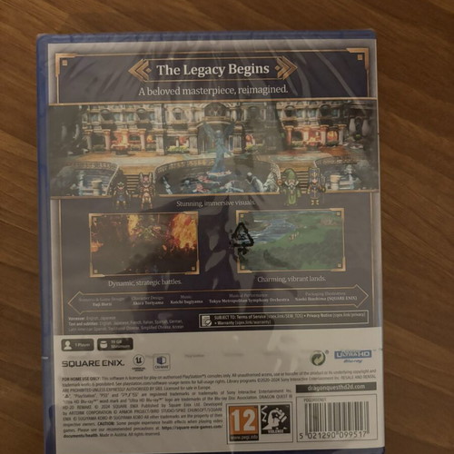 Dragon Quest III HD-2D Remake PS5 game new