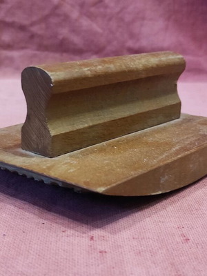National Bank old large wooden stamp like new (15.5x10)