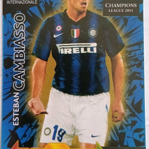 Esteban Cambiasso Inter Milan collectible card