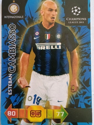 Esteban Cambiasso Inter Milan collectible card