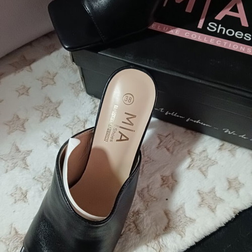 Mia Shoes mules new, size 38, black