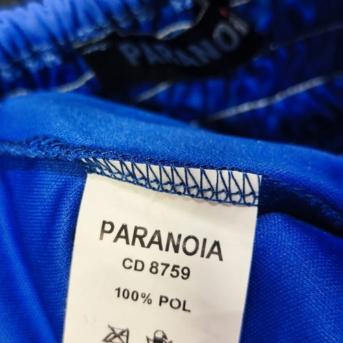 Paranoia cocktail dress like new, blue with gold lace details