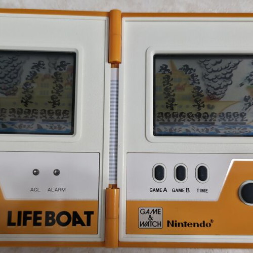 Nintendo Game and Watch Lifeboat handheld console