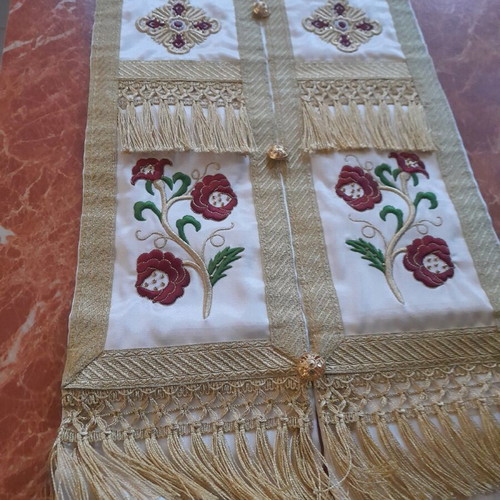 Ecclesiastical epitrachelion new with gold embroidery