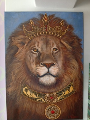 Oil painting on canvas 50x70 cm like new