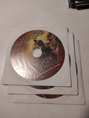 Gladiators pack of 3 DVDs like new with Greek subtitles